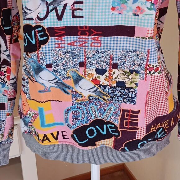 Marcus Lupfer Have a Nice Day Sweatshirt Y2K - Picture 3 of 12